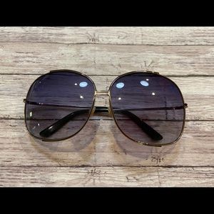 Gucci Round Aviator Sunglasses